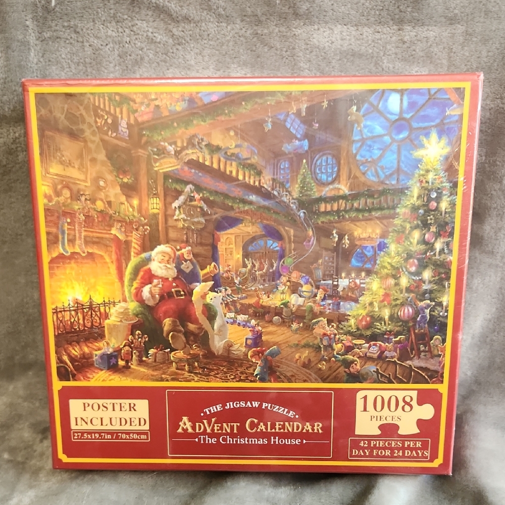 The Christmas House Advent Calendar Jigsaw Puzzle